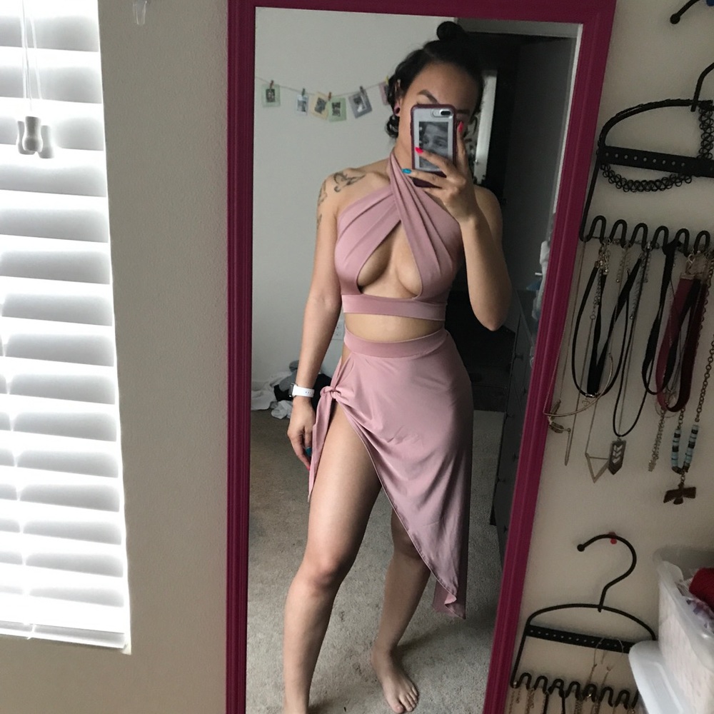 Egyptian Queen Cutout Set Rose Gold Size Small